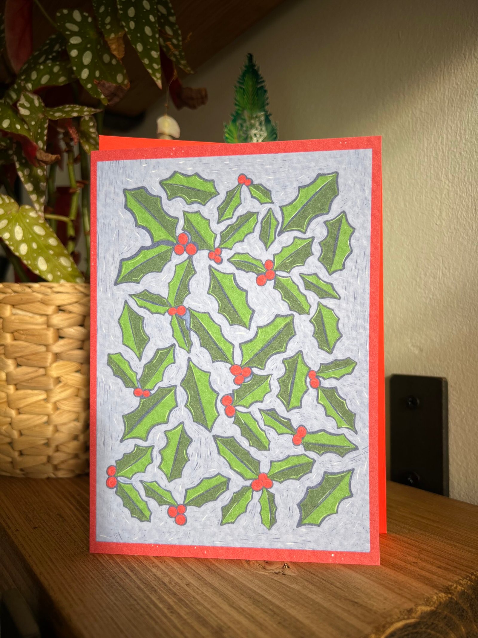 Holly - Christmas Card