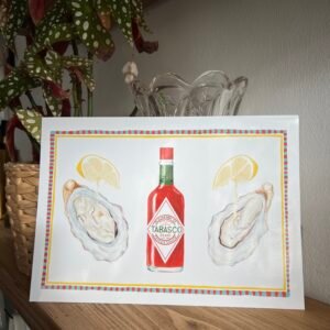 Oysters and Tabasco - Print