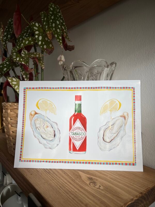 Oysters and Tabasco - Print