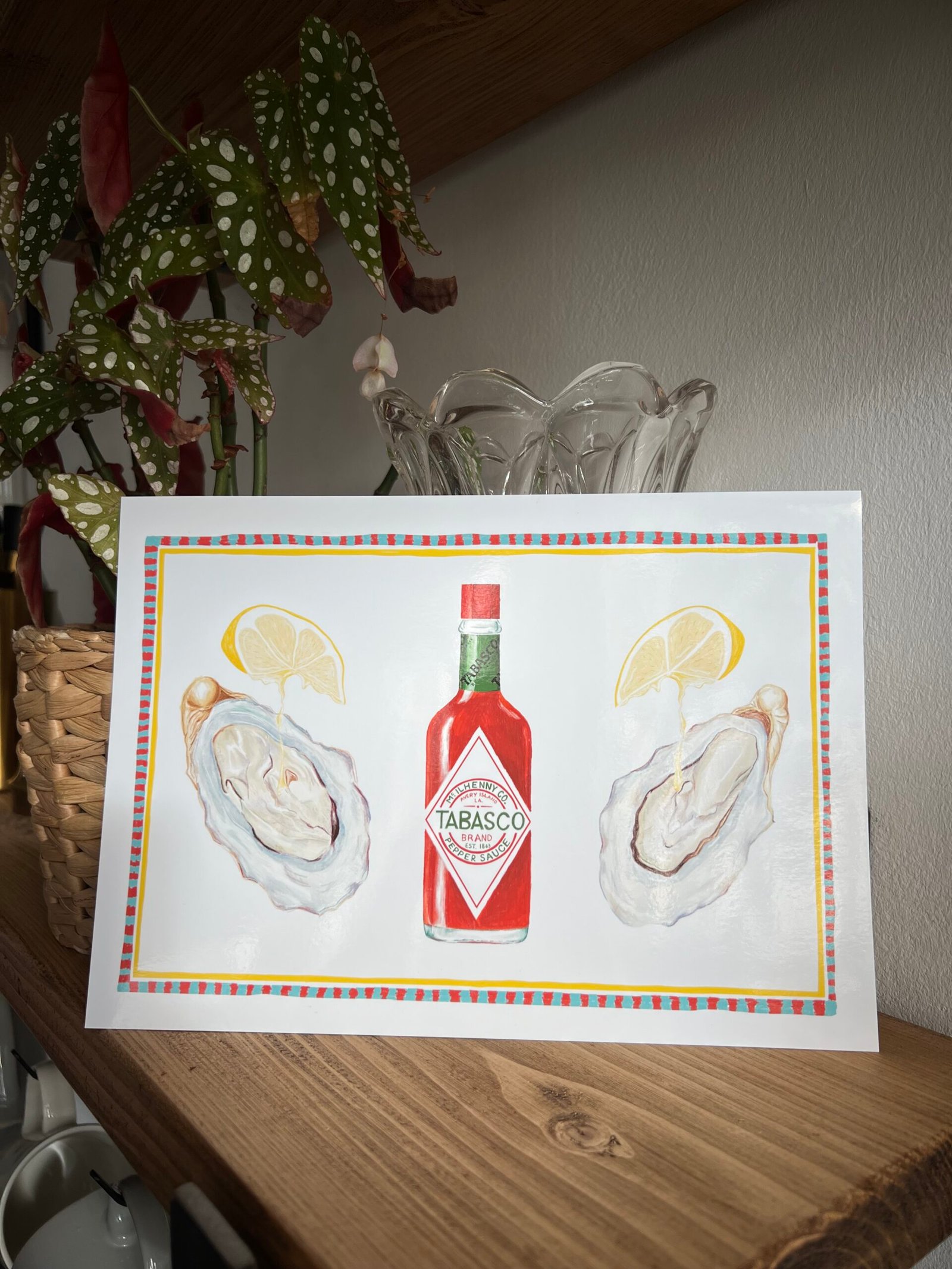 Oysters and Tabasco - Print