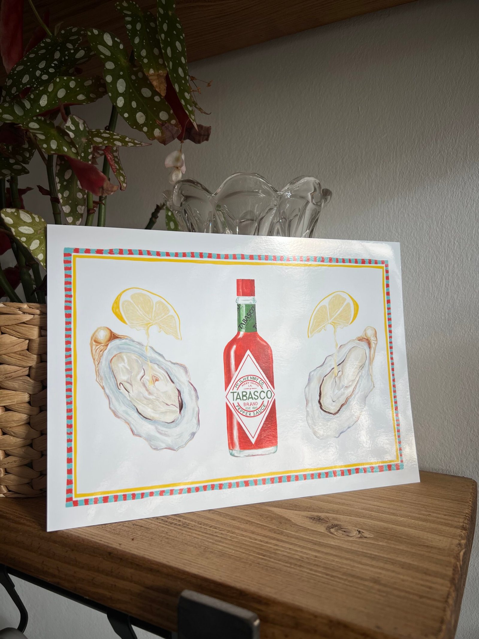 Oysters and Tabasco - Print - Image 3